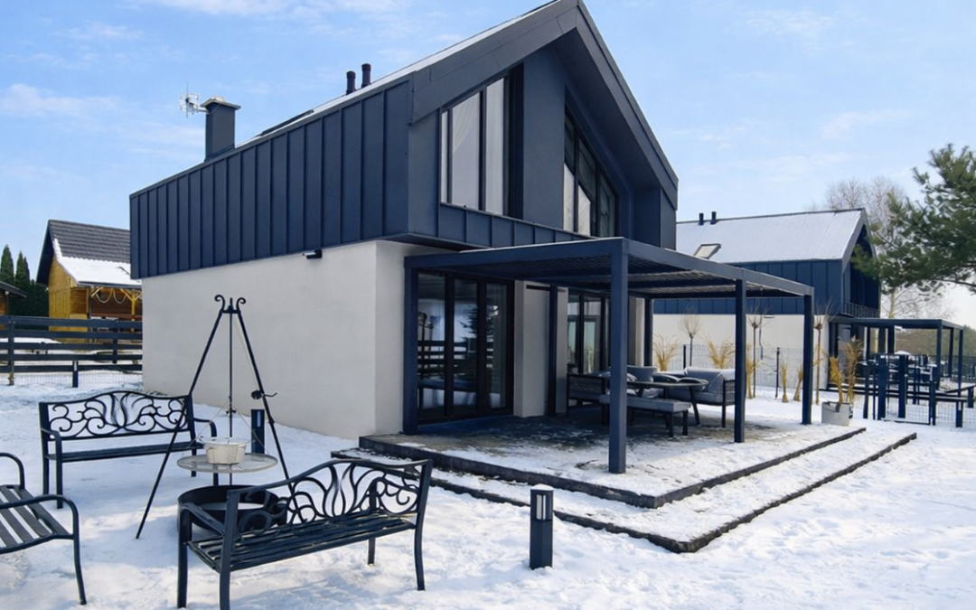 Nowoczesne domki całoroczne nad jeziorem w Lubuskiem